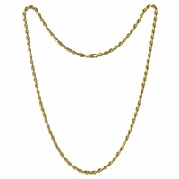 10K Yellow Gold 26" 2.65mm Diamond Cut Rope Chain