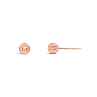 10K Rose Gold 4mm Ball Earrings