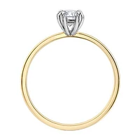 Glacier Fire 14K Yellow and White Gold 0.50CT Diamond Ring
