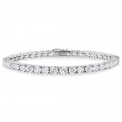 Julianna B Sterling Silver Cubic Zirconia Tennis Bracelet