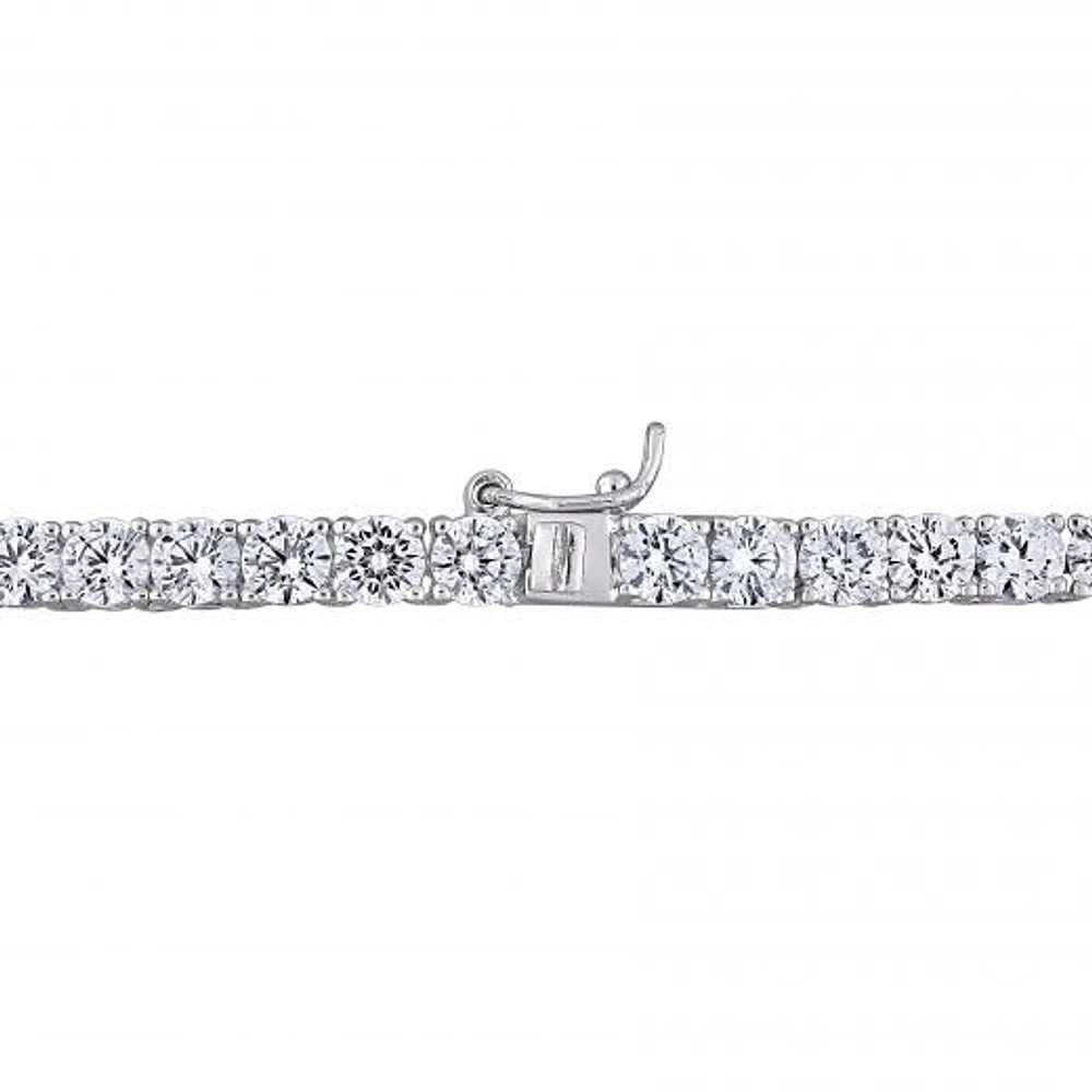 Julianna B Sterling Silver Cubic Zirconia Tennis Necklace