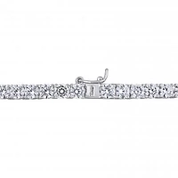 Julianna B Sterling Silver Cubic Zirconia Tennis Necklace