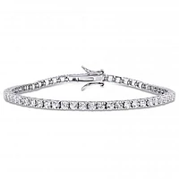Julianna B Sterling Silver Cubic Zirconia Tennis Bracelet