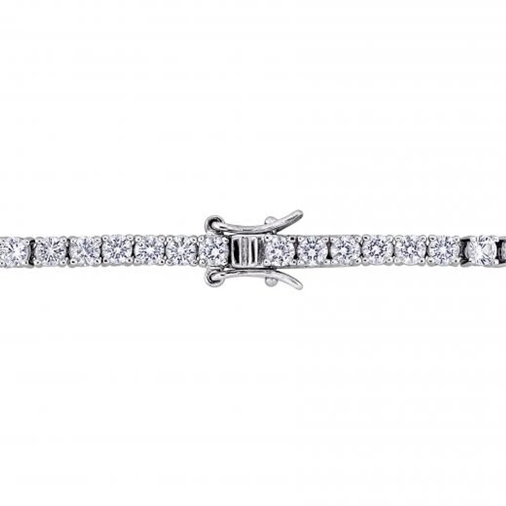 Julianna B Sterling Silver Cubic Zirconia Tennis Bracelet