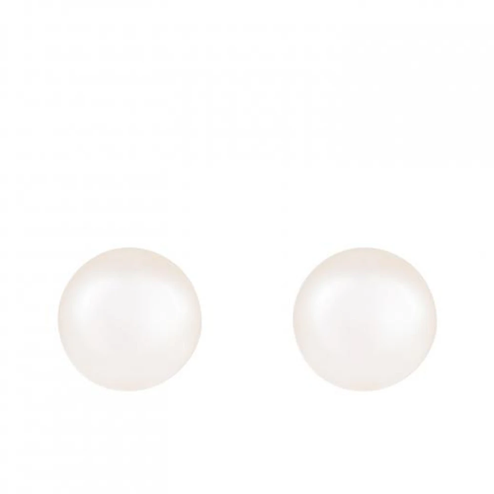 14K Yellow Gold 12-13mm Freshwater Pearl Earrings