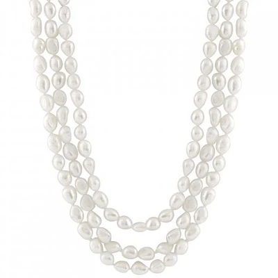 Endless 64" Baroque 8-9mm Pearl Necklace