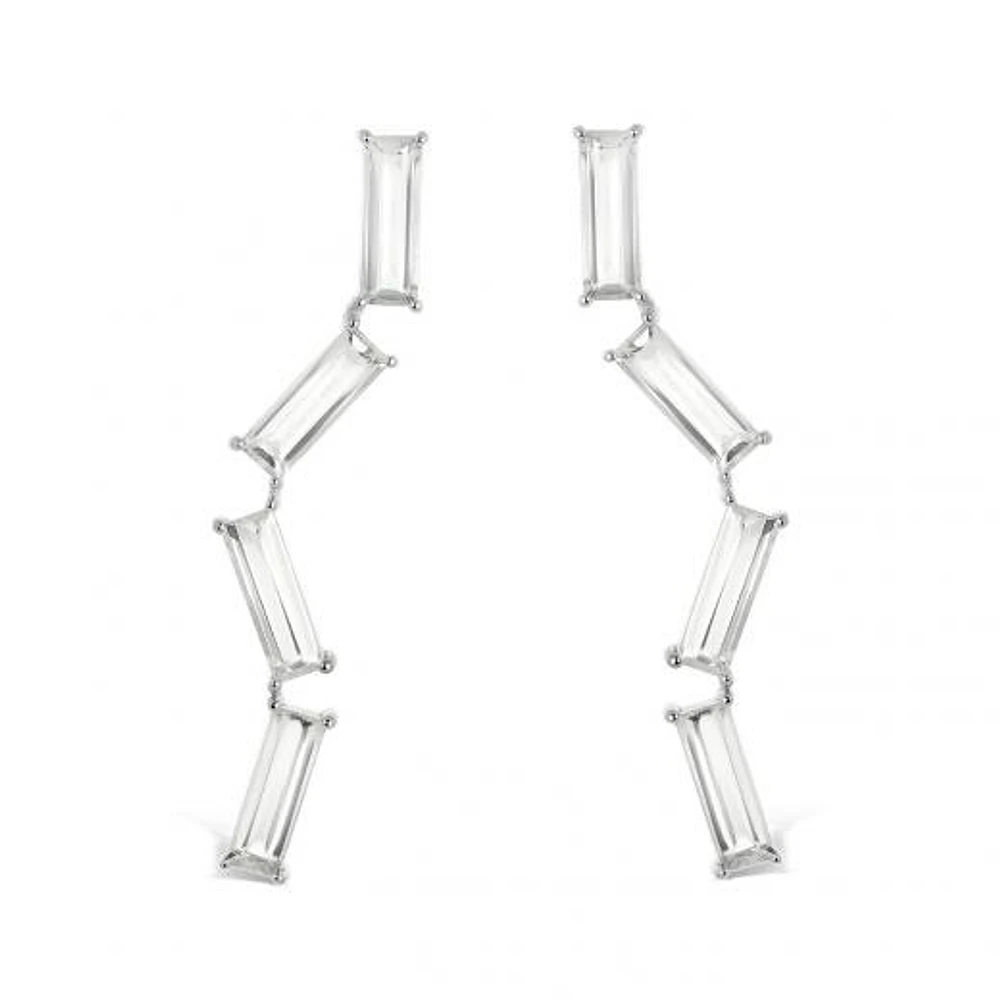 Sterling Silver Cubic Zirconia Earrings