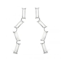 Sterling Silver Cubic Zirconia Earrings