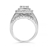 10K White Gold 1.50CTW Diamond Fashion Ring