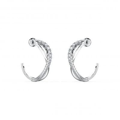Swarovski Twist Mini Hoop Earring
