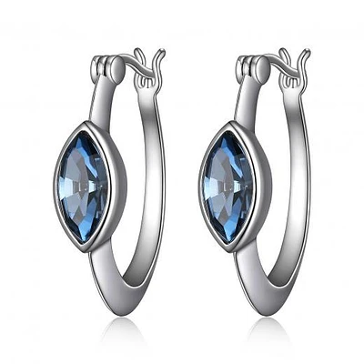 Elle Expression Swarovski Hoop