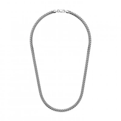 Sterling Silver 26" 4.9mm Miami Cuban Chain