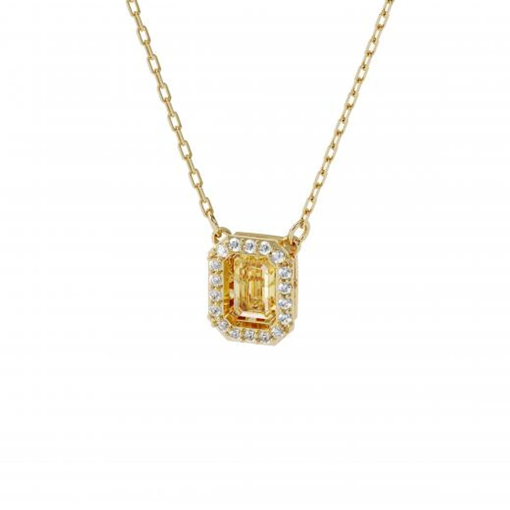Swarovski Millenia Yellow Square Crystal Necklace