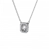 Swarovski Millenia Clear Square Crystal Necklace