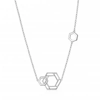 Elle Lattice Hexagon Earrings