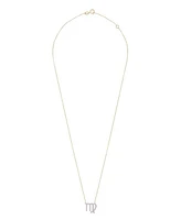 10K Yellow Gold Virgo 0.10CTW Diamond Pendant