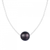 Sterling Silver 10mm Freshwater Pearl 17" Necklace