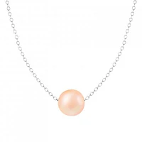 Sterling Silver 10mm Freshwater Pearl 17" Necklace