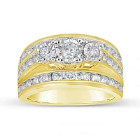 10K Yellow Gold 2.00CTW Diamond Fashion Band