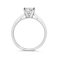Glacier Fire 14K White Gold 1.00CT Princess Cut Diamond Solitaire Ring