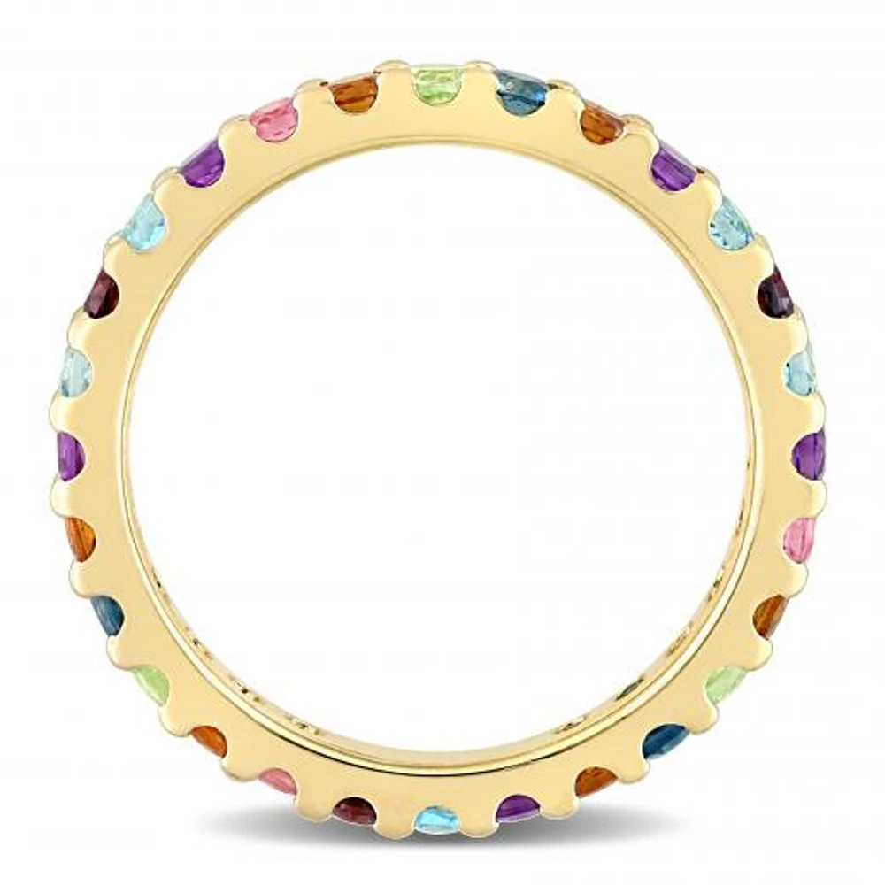 Julianna B 10K Yellow Gold Multi Gemstone Eternity Ring