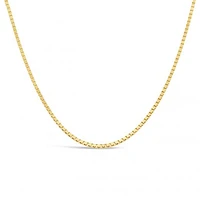 10K Yellow Gold 22" 1.3mm Box Chain