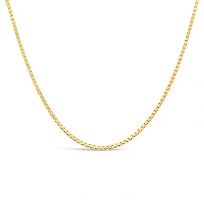 10K Yellow Gold 20" 1.3mm Box Chain