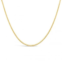 10K Yellow Gold 18" 1.3mm Box Chain