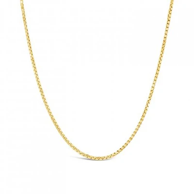 10K Yellow Gold 20" 0.9mm Box Chain