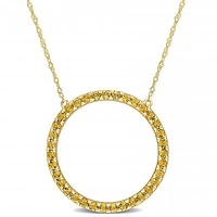 Julianna B 10K Yellow Gold Citrine Fashion Pendant