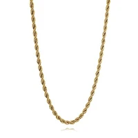 Italgem Gold Polished Rope Chain
