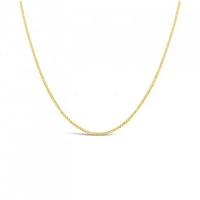 14K Yellow Gold 20" 0.8mm Box Link Chain