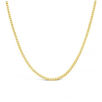 14K Yellow Gold 18" 1.00mm Box Link Chain