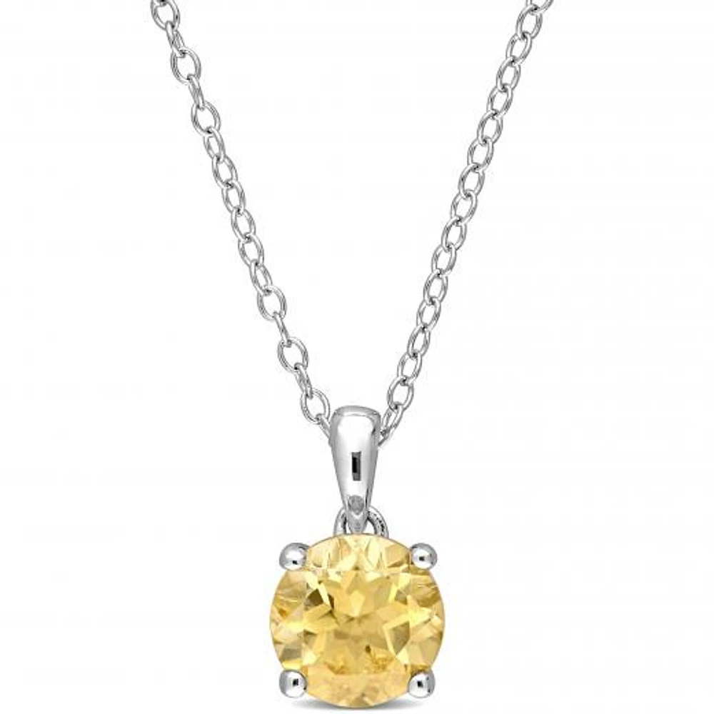 Julianna B Sterling Silver Citrine Necklace