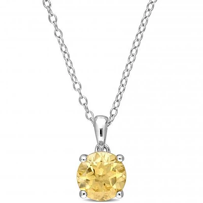 Julianna B Sterling Silver Citrine Necklace