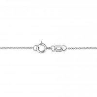 Julianna B 10K White Gold Sky Blue Topaz and White Topaz Necklace