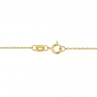 Julianna B 10K Yellow Gold Peridot and White Topaz Necklace