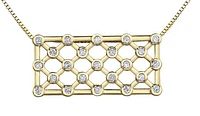 10K Yellow Gold 0.50CTW Diamond Pendant