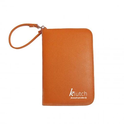 Klutch Orange Travel Jewellery Case