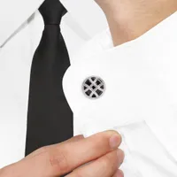Julianna B Sterling Silver Black Onyx Cufflinks
