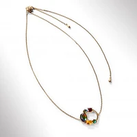 KORITE RADIANT Sterling Silver 18K Gold Plated Ammolite