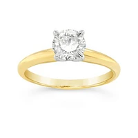 Glacier Fire 14K Yellow Gold 1.00CT Diamond Solitaire Ring