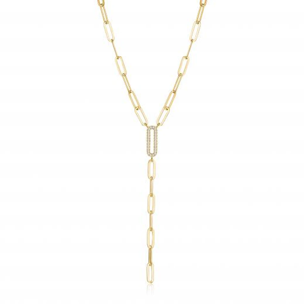 Reign Diamondlite Paperclip Link Y-Necklace