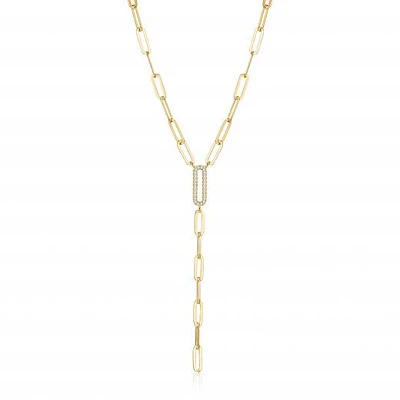 Reign Diamondlite Paperclip Link Y-Necklace