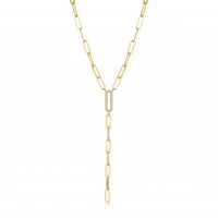 Reign Diamondlite Paperclip Link Y-Necklace