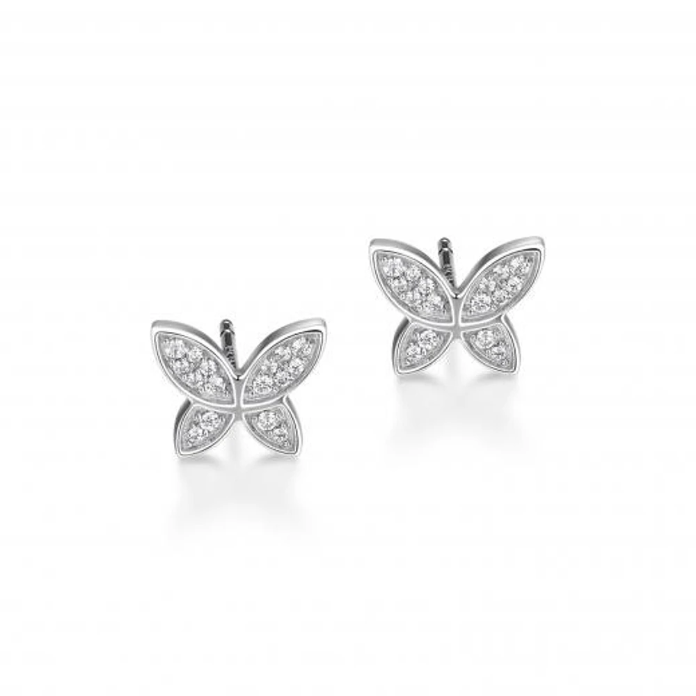 Reign Diamondlite Medium Butterfly Studs