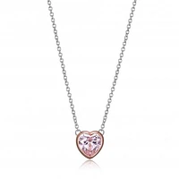 Reign Pink Heart Necklace