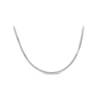 Sterling Silver 18" 2.00mm Round Franco Chain