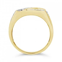10K Yellow Gold 1.00CTW Diamond Fashion Ring