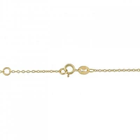 Julianna B Yellow Plated Sterling Silver 0.15CTW Diamond Link Necklace